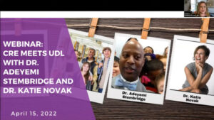 Culturally Responsive Education Meets Universal Design Learning with Dr. Stembridge and Dr. Novak